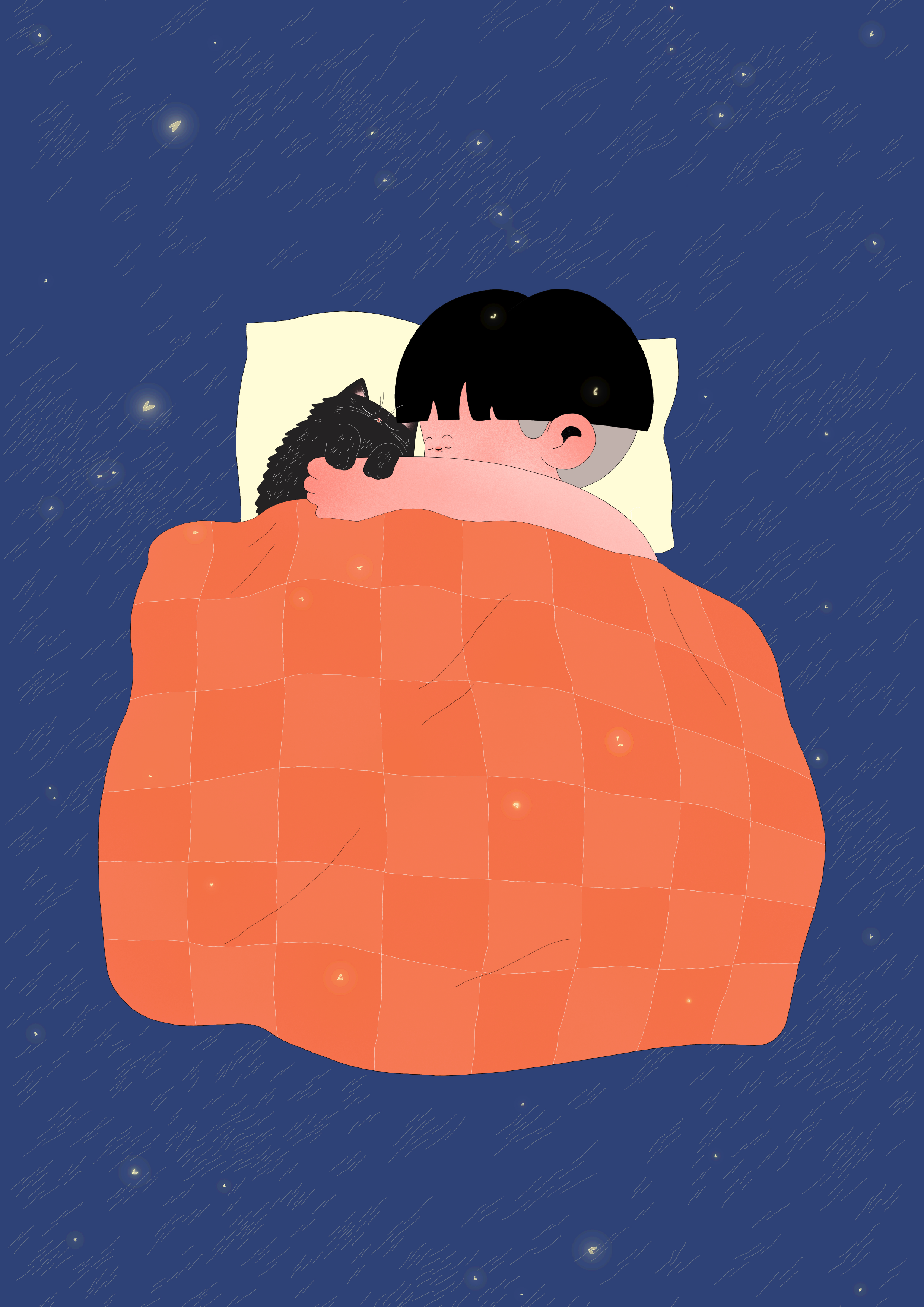 "The moonlit sky" by Katang