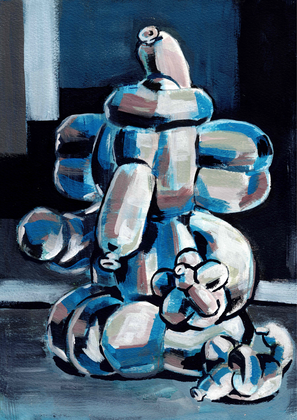 "Balloon Ganesha in Blue Room" by Sukerthing