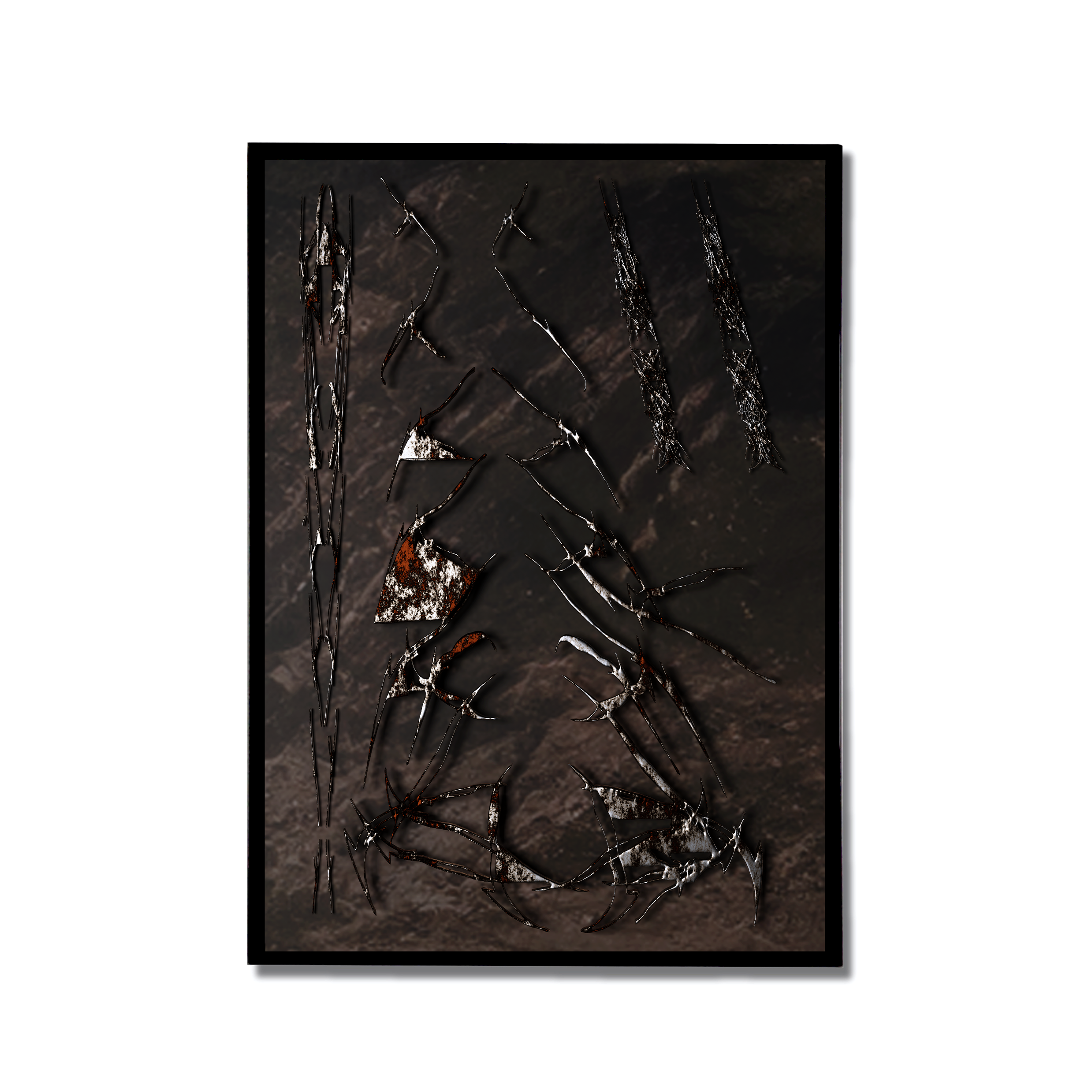 "Nature lies beyond the rusty fence, 2024" (A3) by 130.pdf