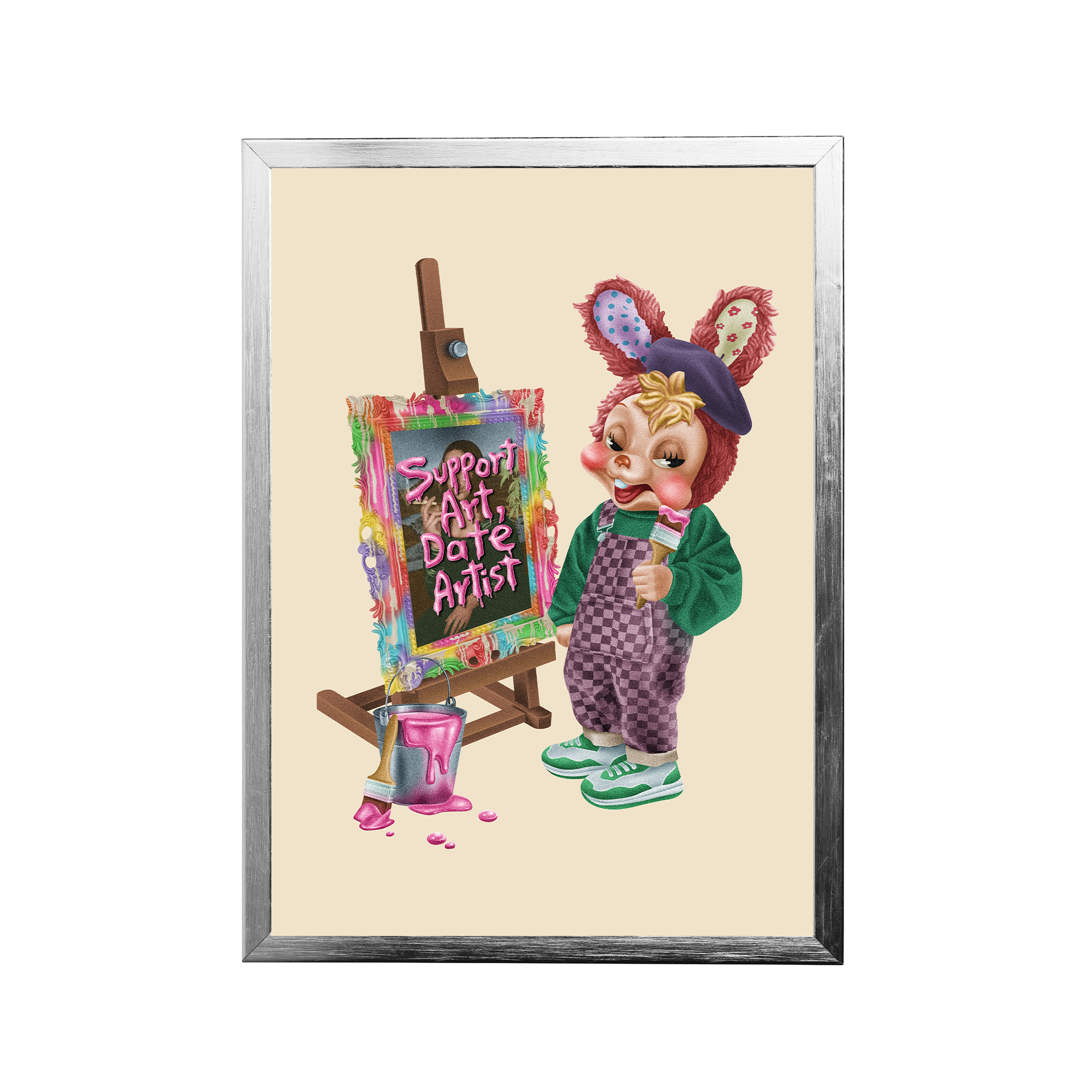 "Support the art, date an artist" by Iyamantha