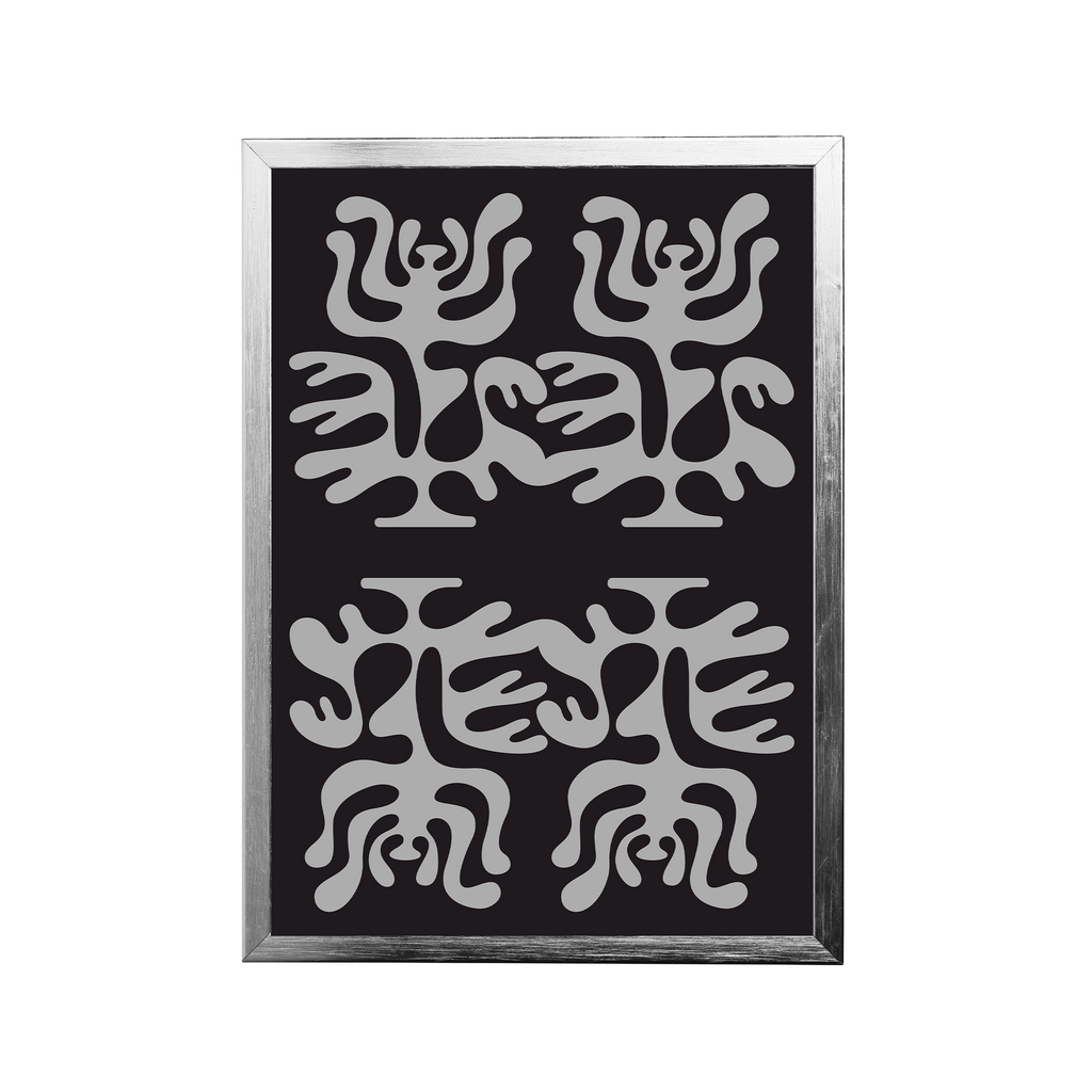 "Dancing Flower"(Black) by 1w_documenta