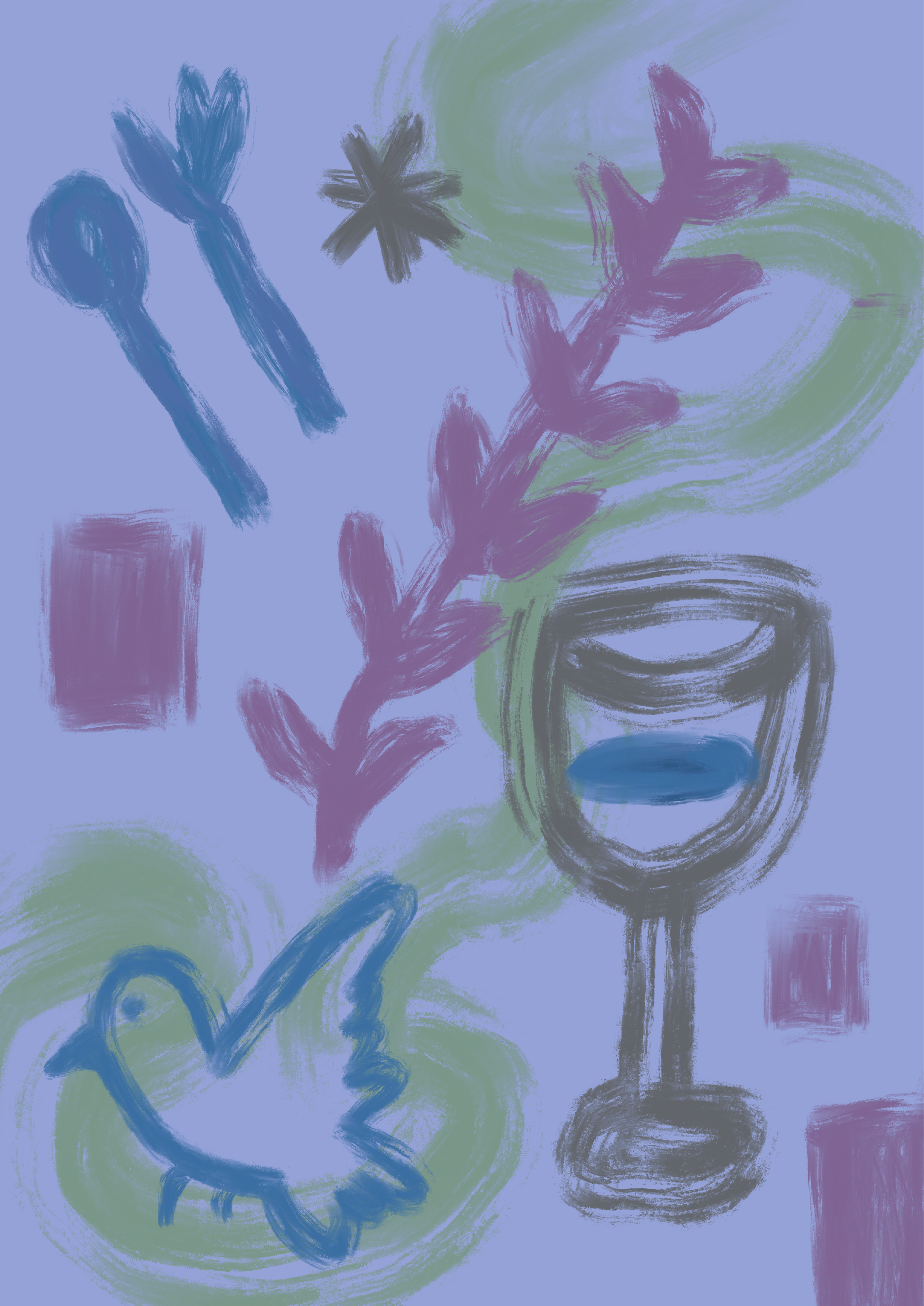 "One fine day" (Blue) by Night Library