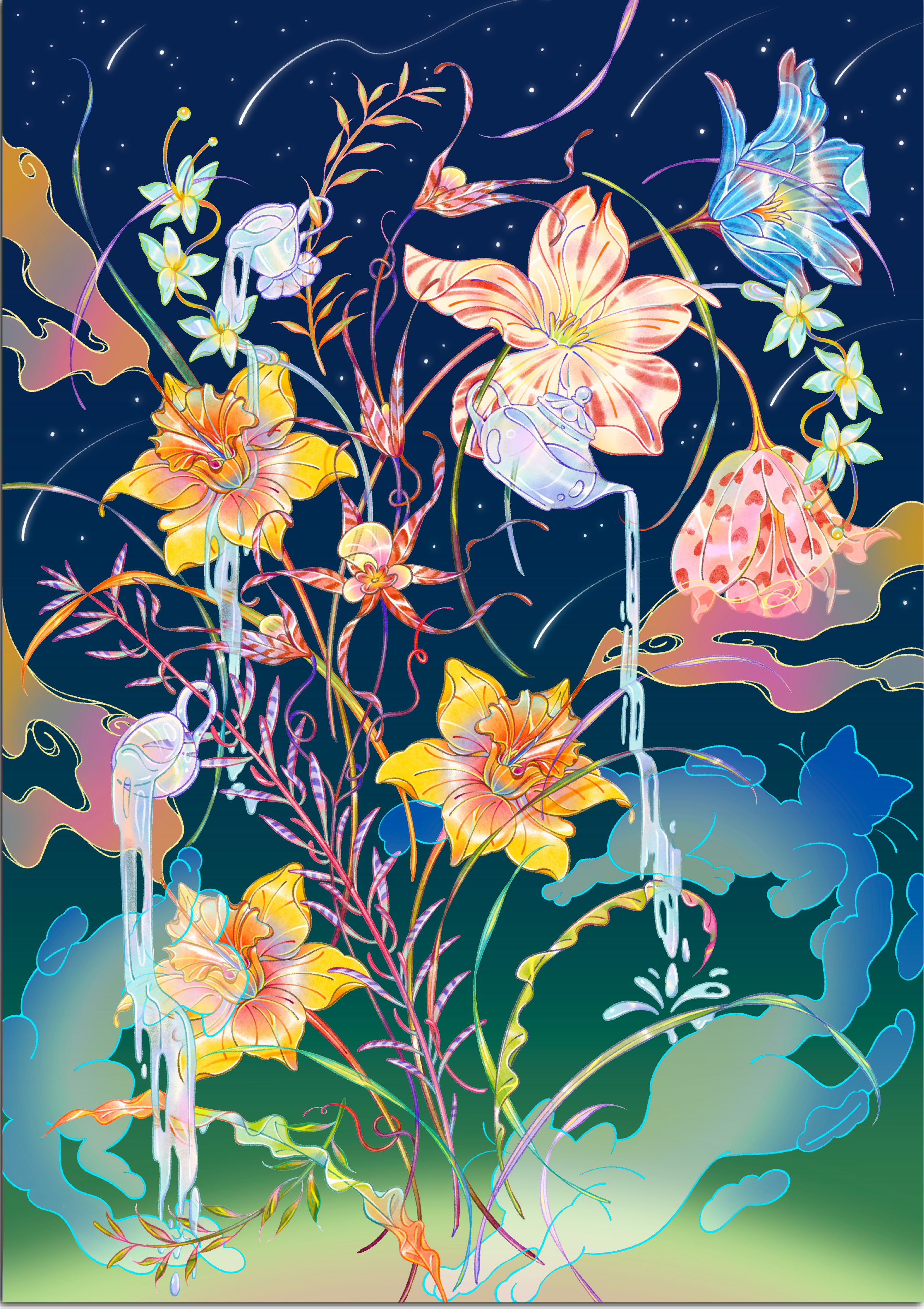 "Dusk’s Mediative Escape" by Sleepybee