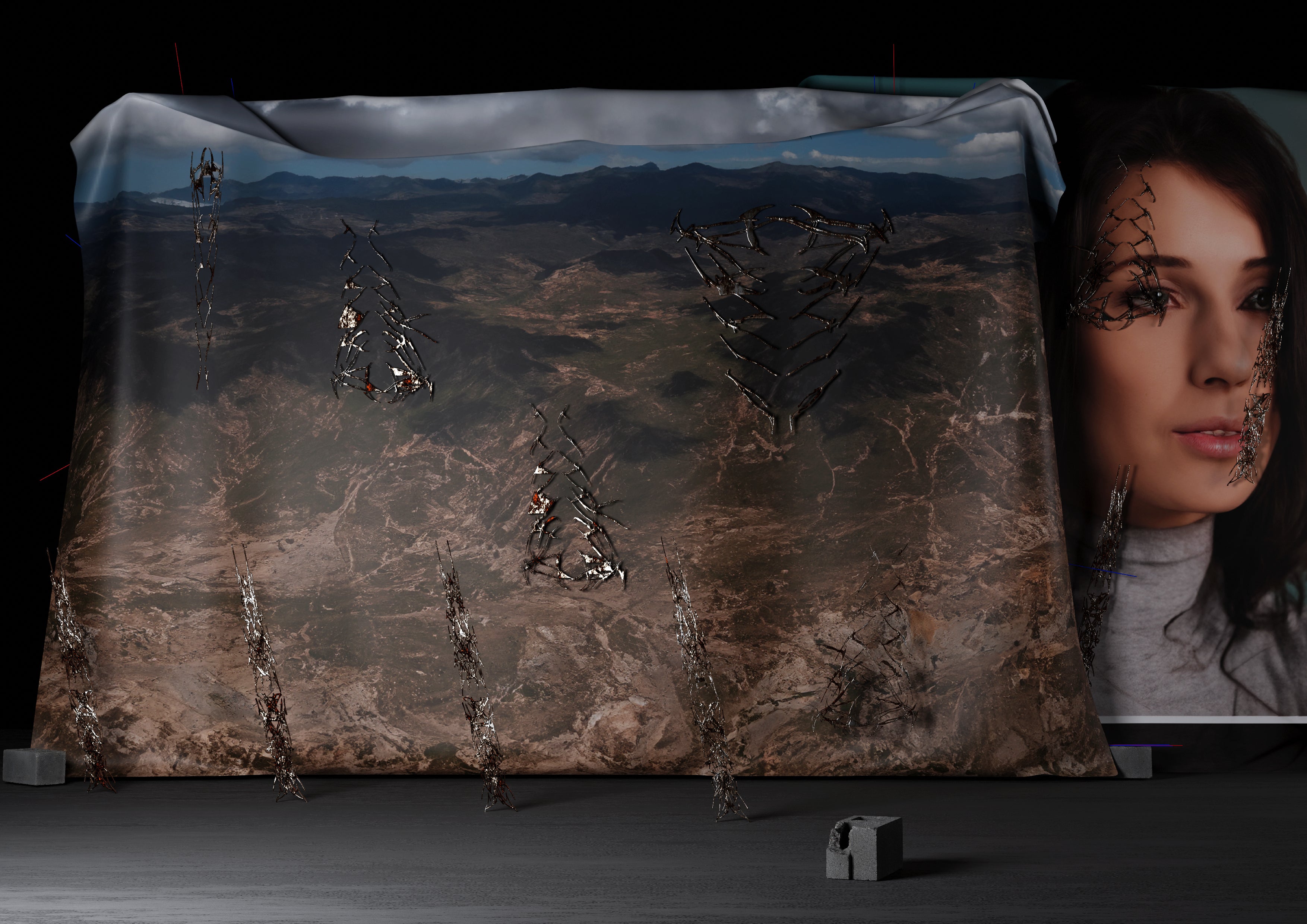 "Nature lies beyond the rusty fence, 2024" (A1) by 130.pdf