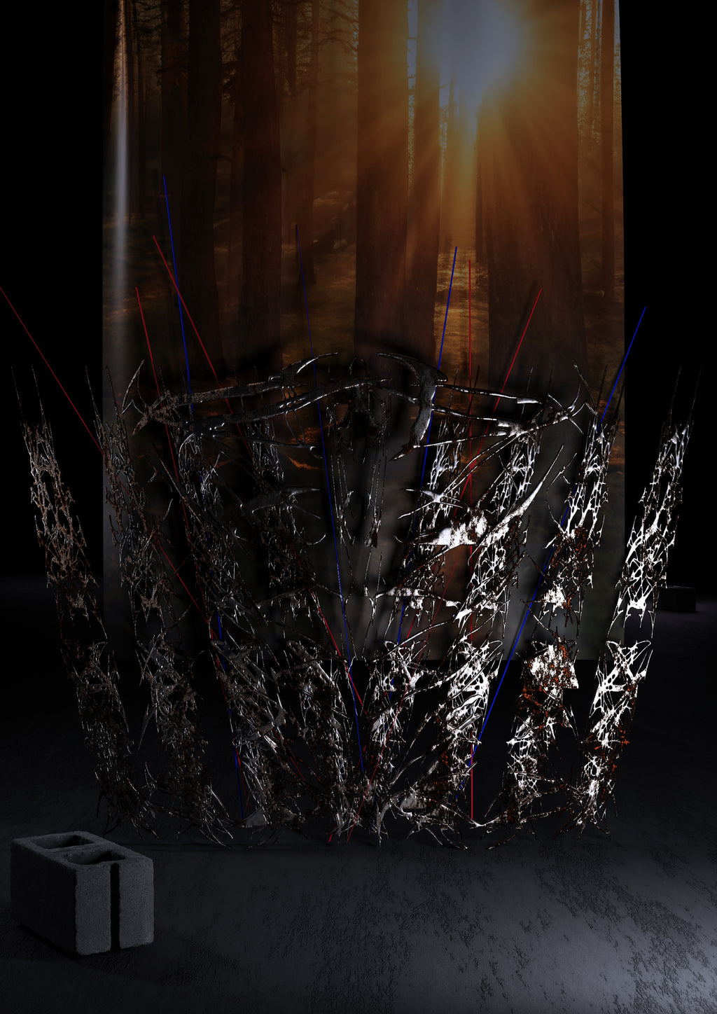 "Nature lies beyond the rusty fence, 2024" (A2) by 130.pdf