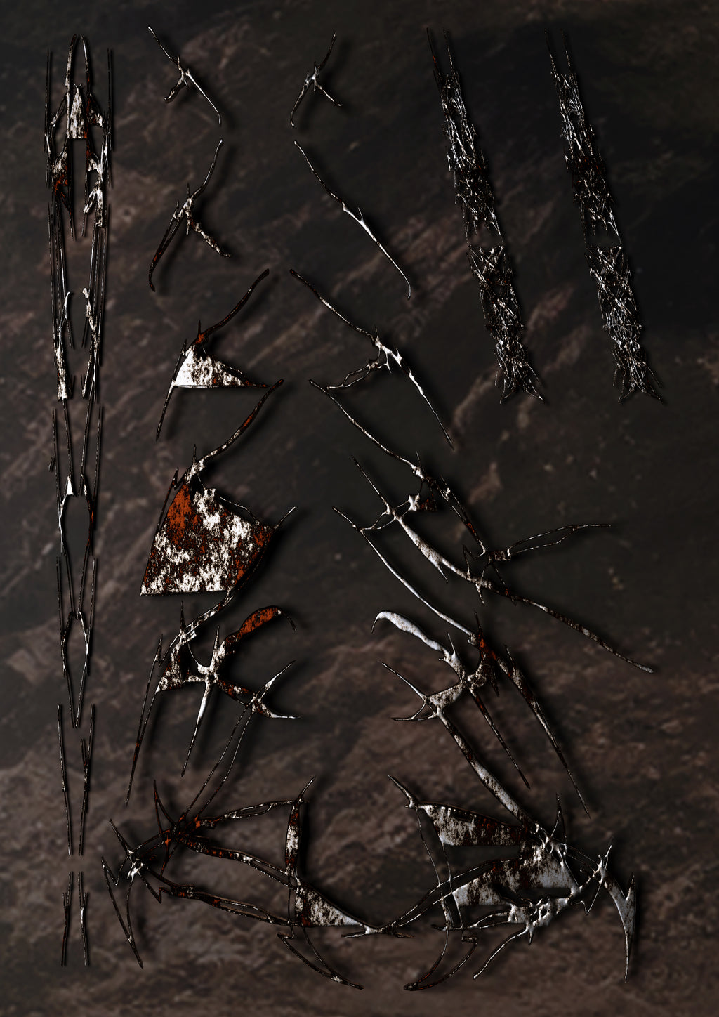 "Nature lies beyond the rusty fence, 2024" (A3) by 130.pdf