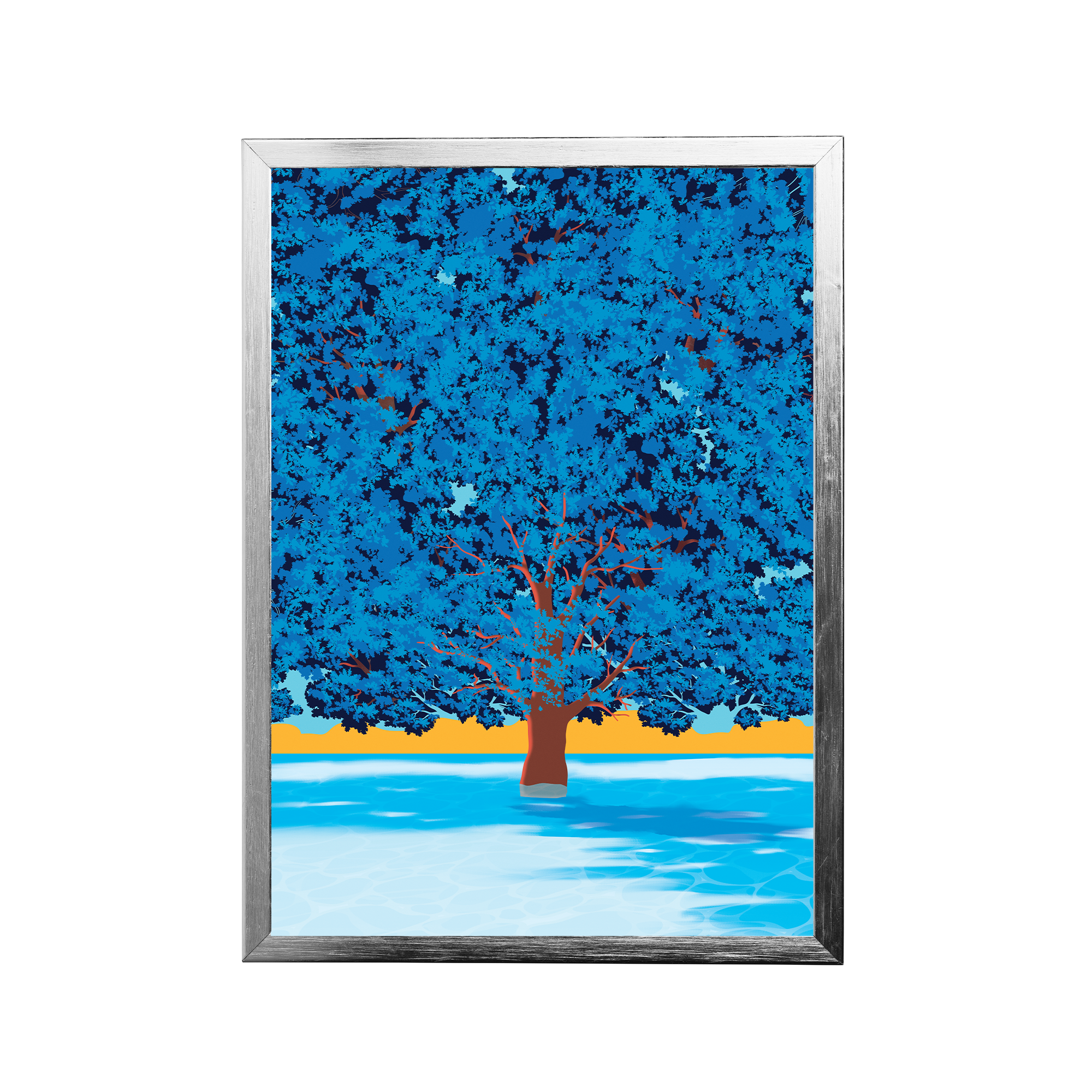 "Big Blue Tree" by Night Library