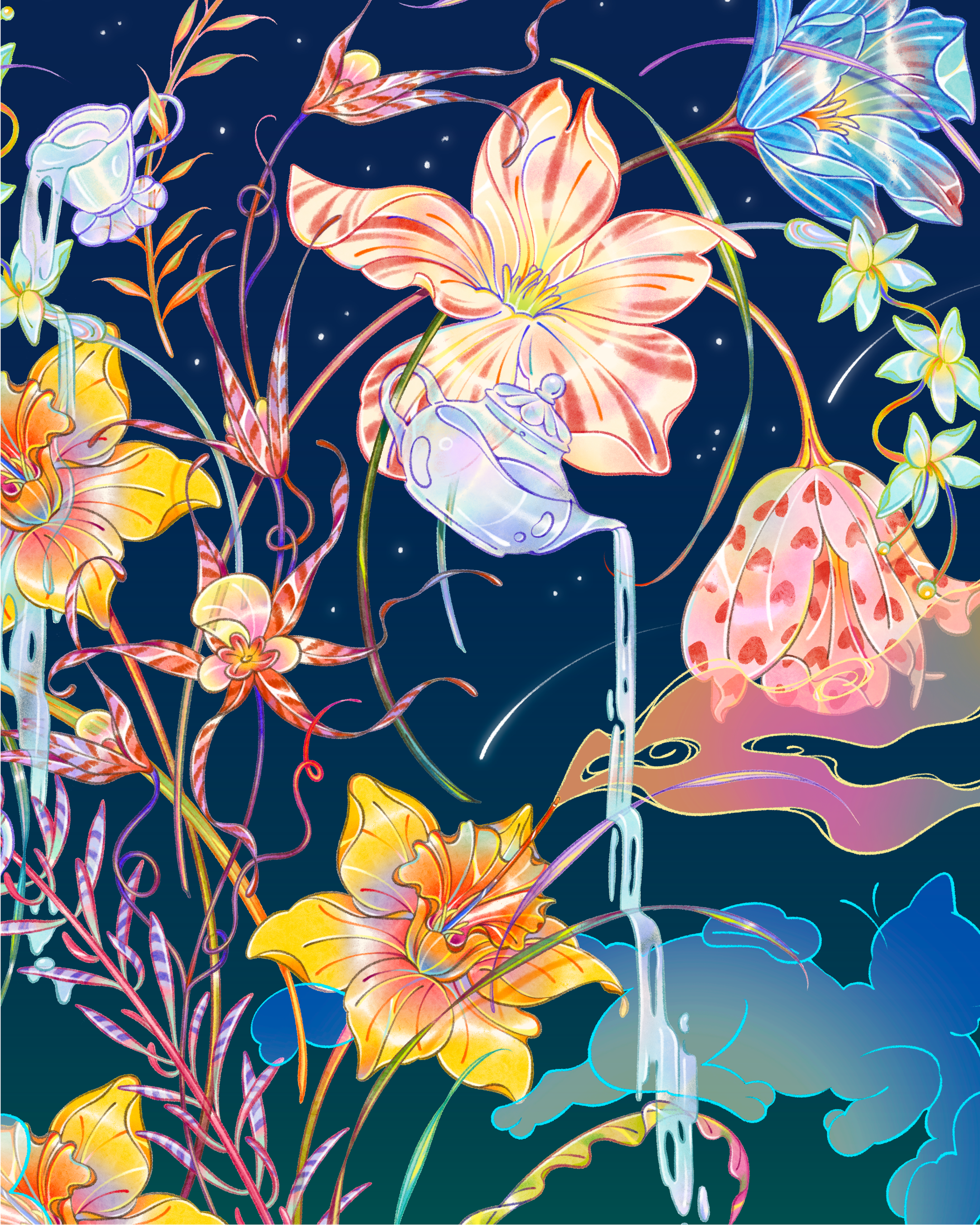 "Dusk’s Mediative Escape" by Sleepybee